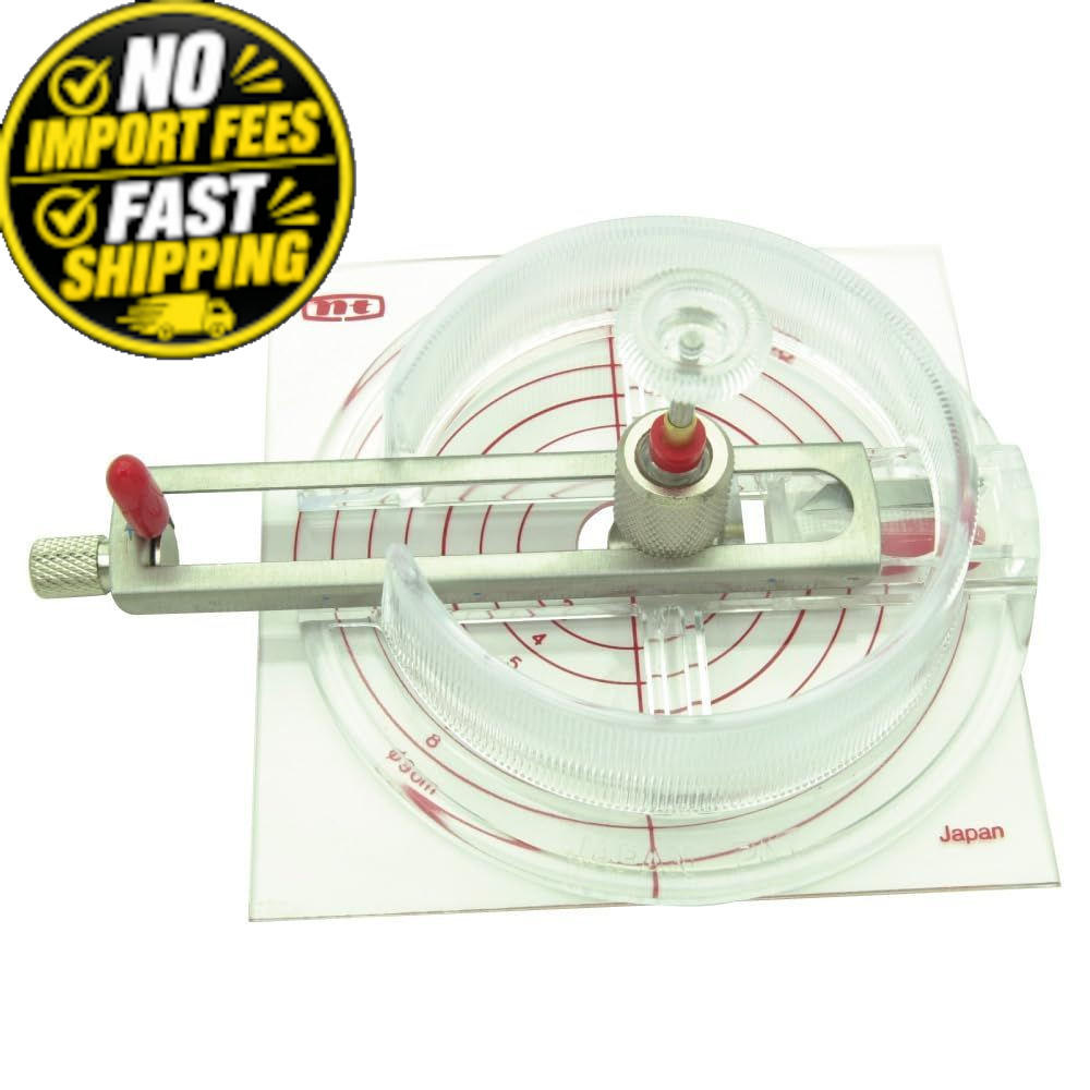 NT Cutter Circle Cutter, 3/4″ to 6-3/4″ Diameter (iC-1500P) Talla unica, Clear