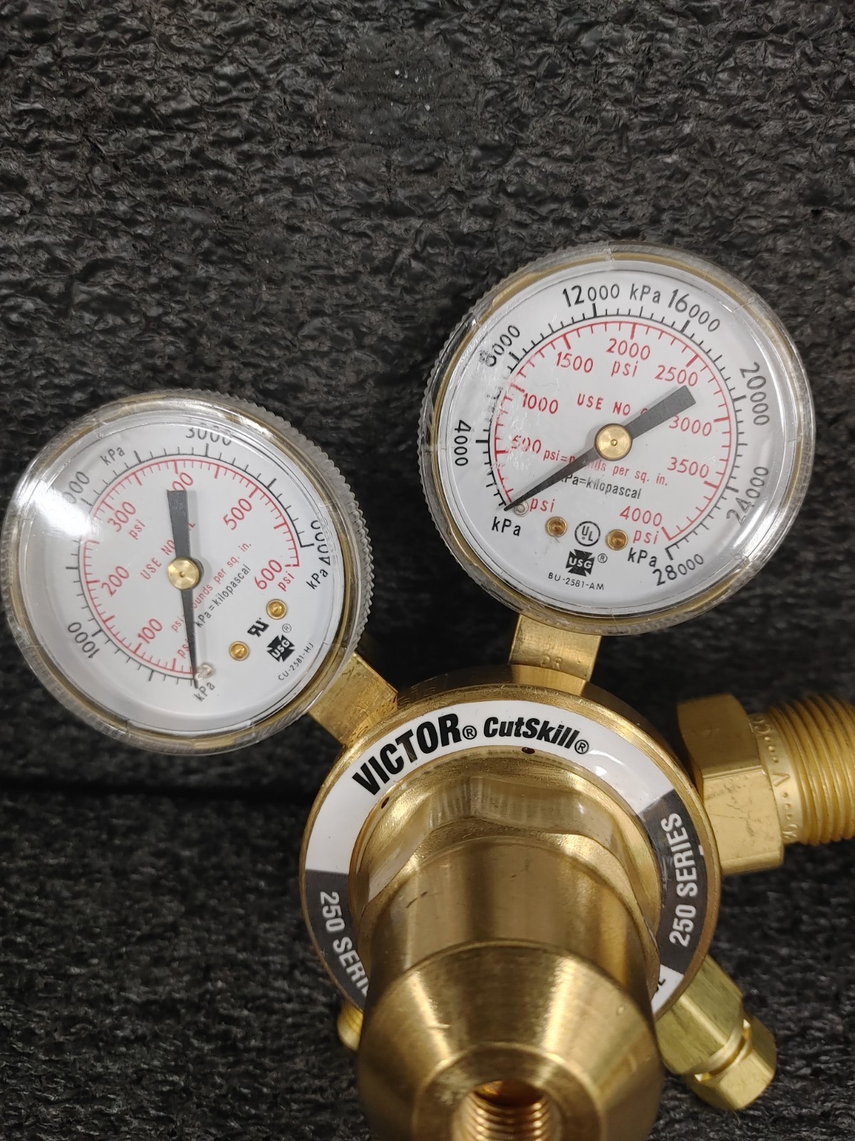 VICTOR TPR250-500-580 Single Stage Compressed Gas Regulator