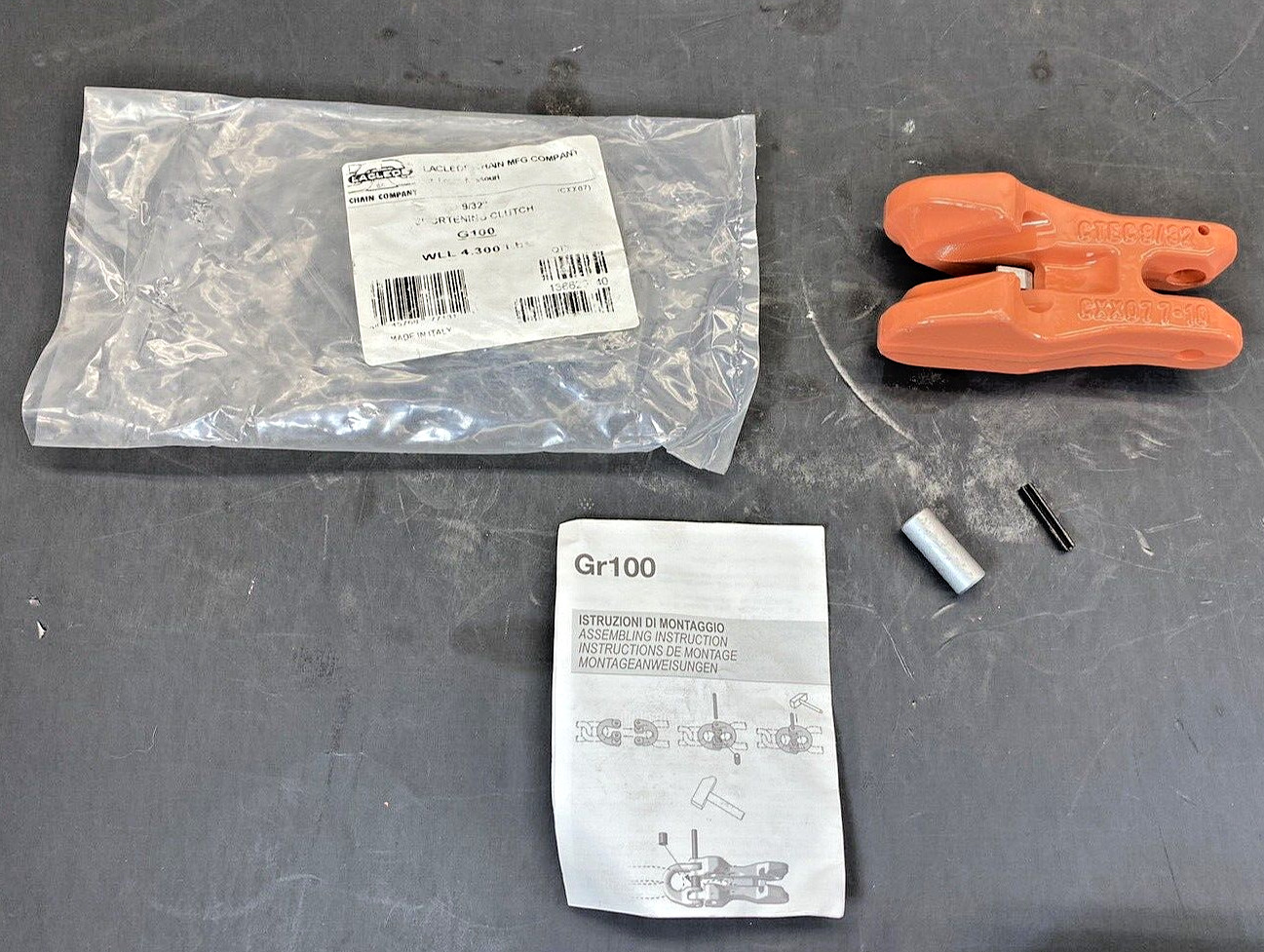 Laclede Chain Co. 9/32″ G100 Shortening Clutch 1366-201-40 4300 lb