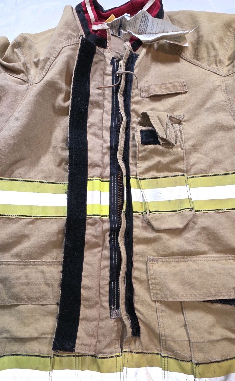 VTG Retired Firefighter Turnout JACKET FIRE COAT Shell Only «Fairfield» 46-37