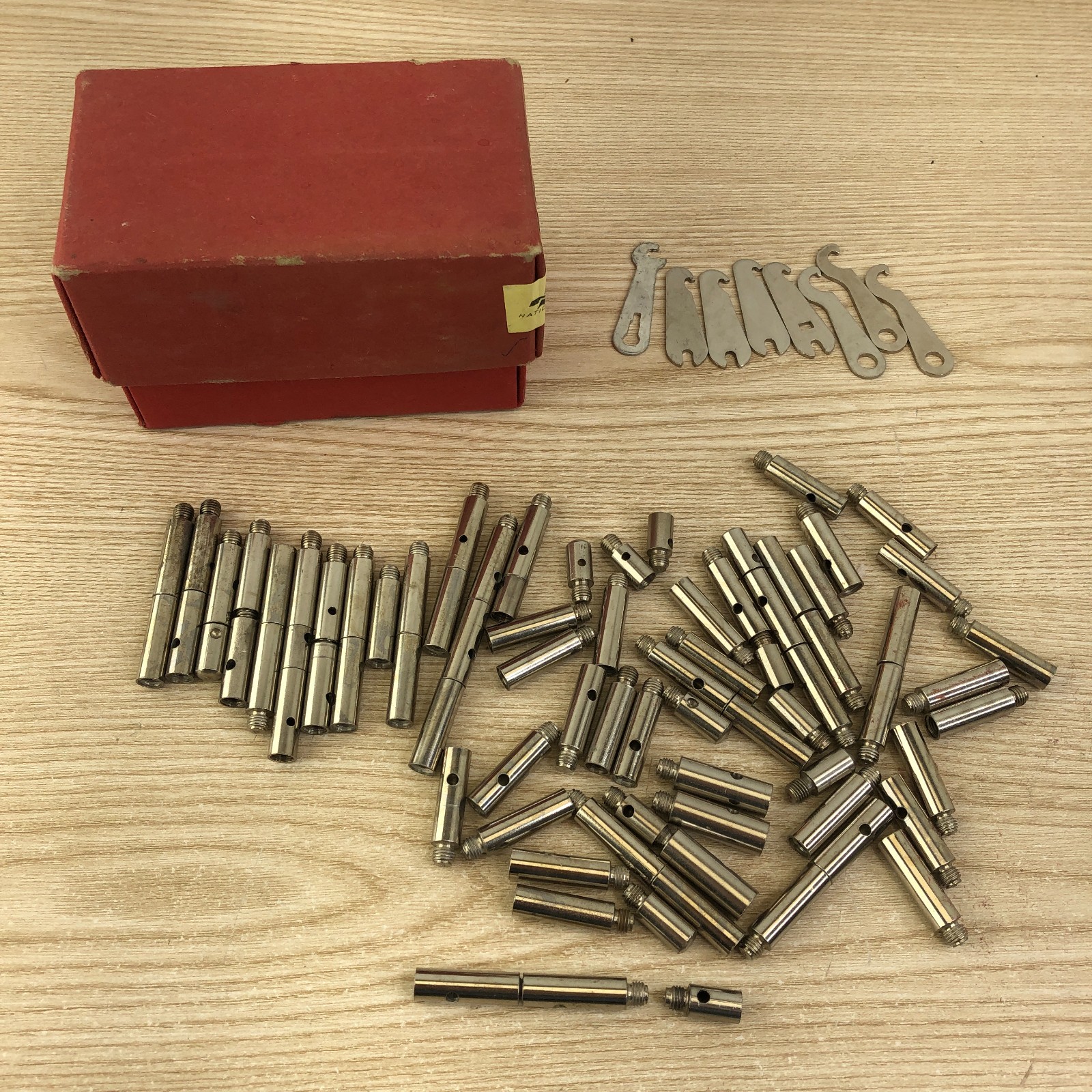 87 Piece Lot Measuring Rod Segments 1/2″, 1″, Depth Gage, Extenders ~ Tools