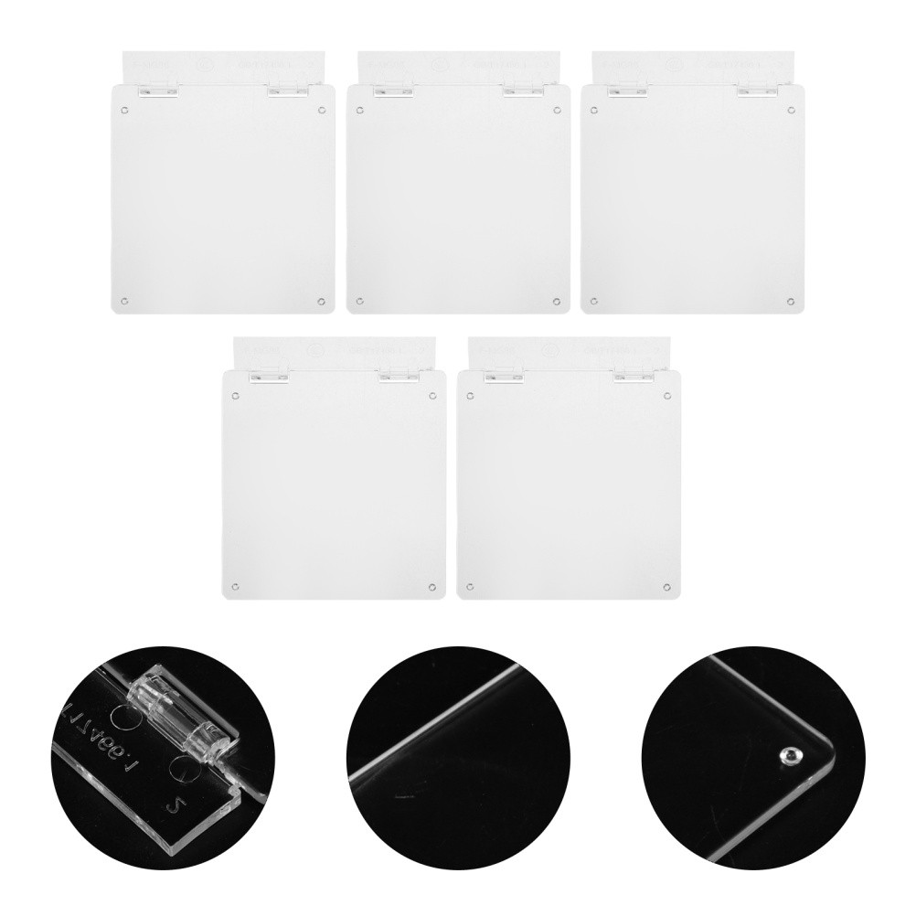 5 Pcs Hvac Thermostat Cover Air Conditioning Protector Childproof