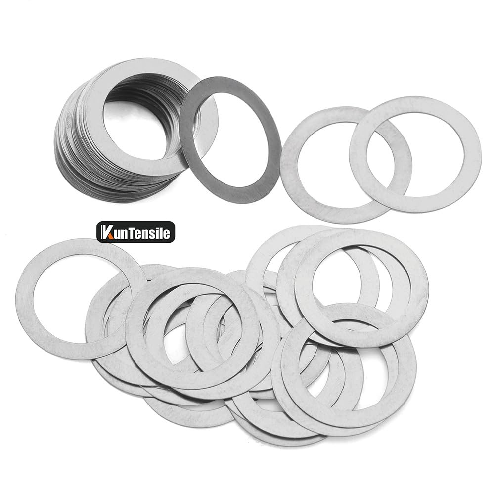 Shim Washer 10 X 16 Precision Spacers Kit 80 Pcs 20 Units X 0.1/0.2/0.3/0.5Mm Th