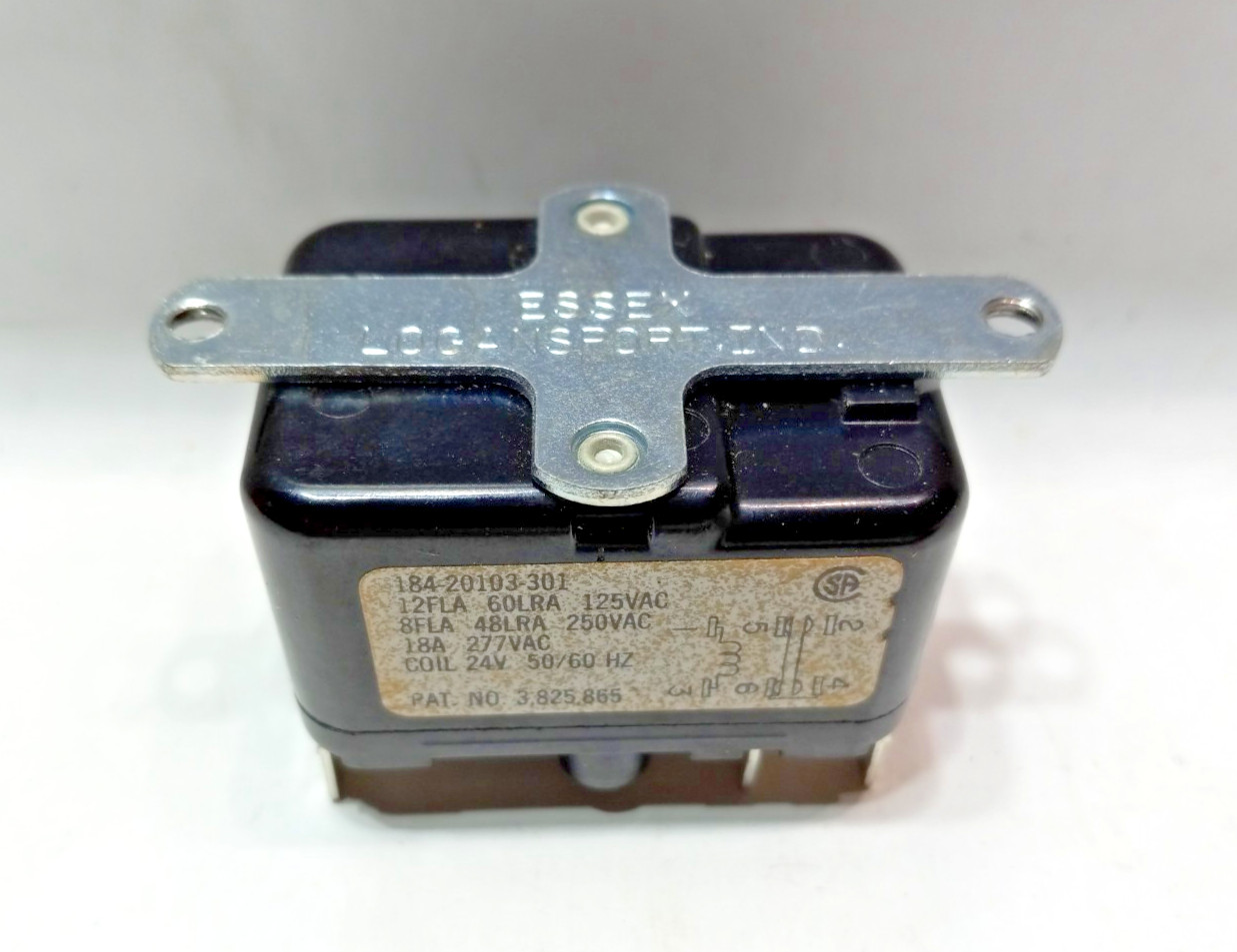 ESSEX 184-20103-301 RELAY 125VAC 250VAC 24 V 5 Pin