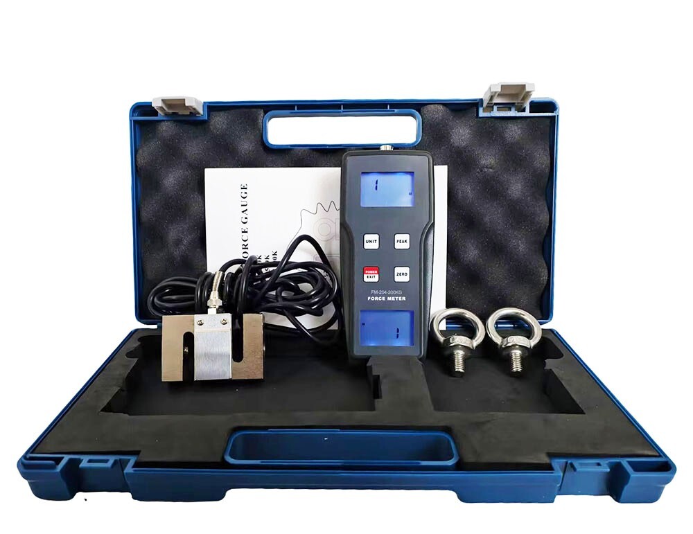 Push Pull Force Gauge Digital Force Meter With Range ±200kgf ±1960N ±2200Lbf