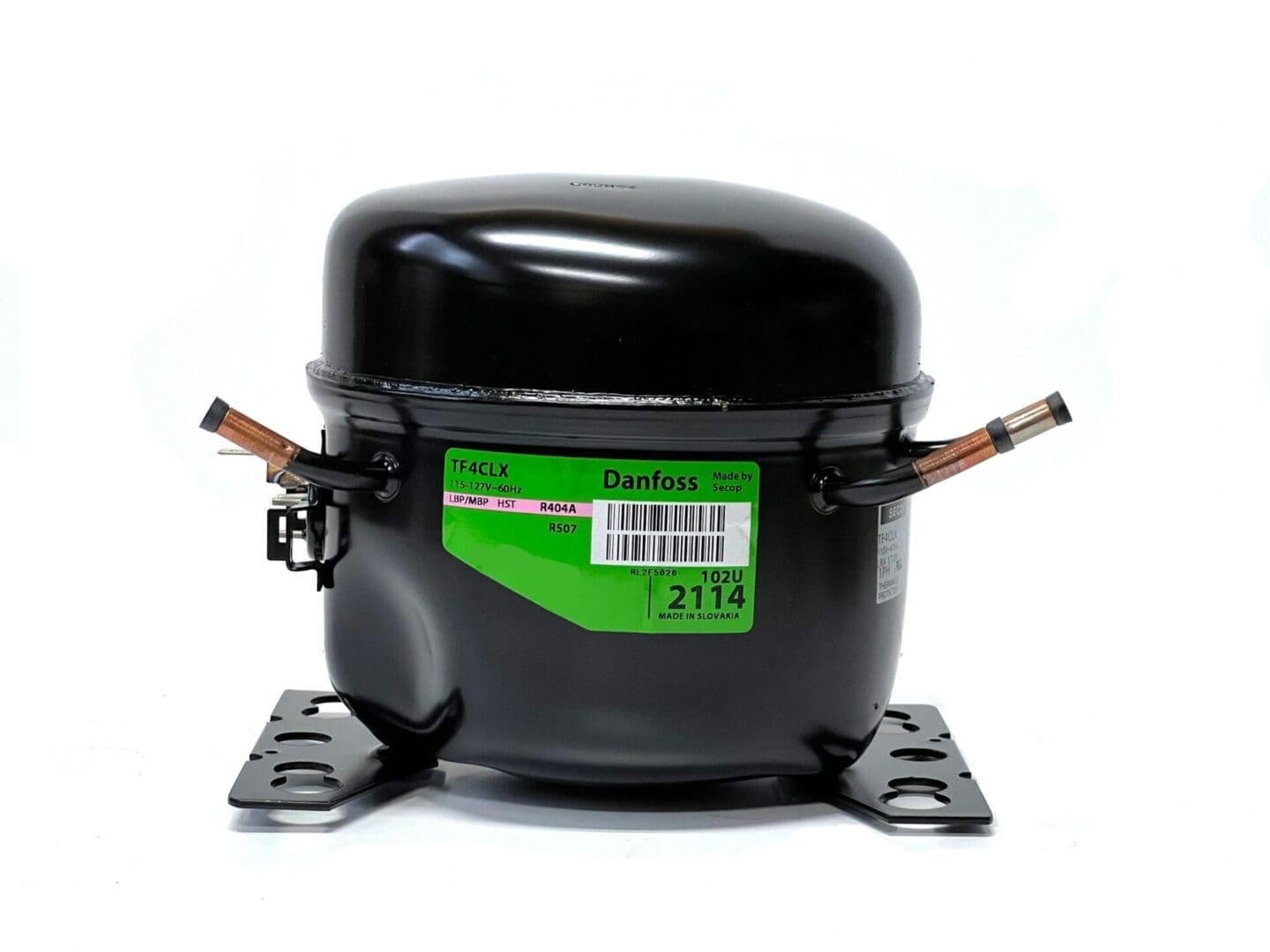 TF4CLX – Secop/Danfoss 1/5 HP Refrigeration Compressor – R-404A – 115-127V