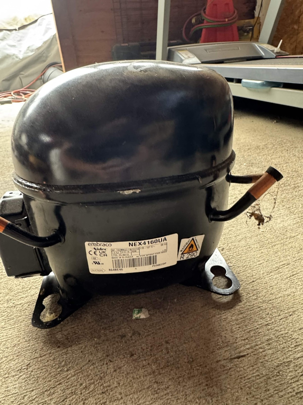 Embraco nex4160ua compressor