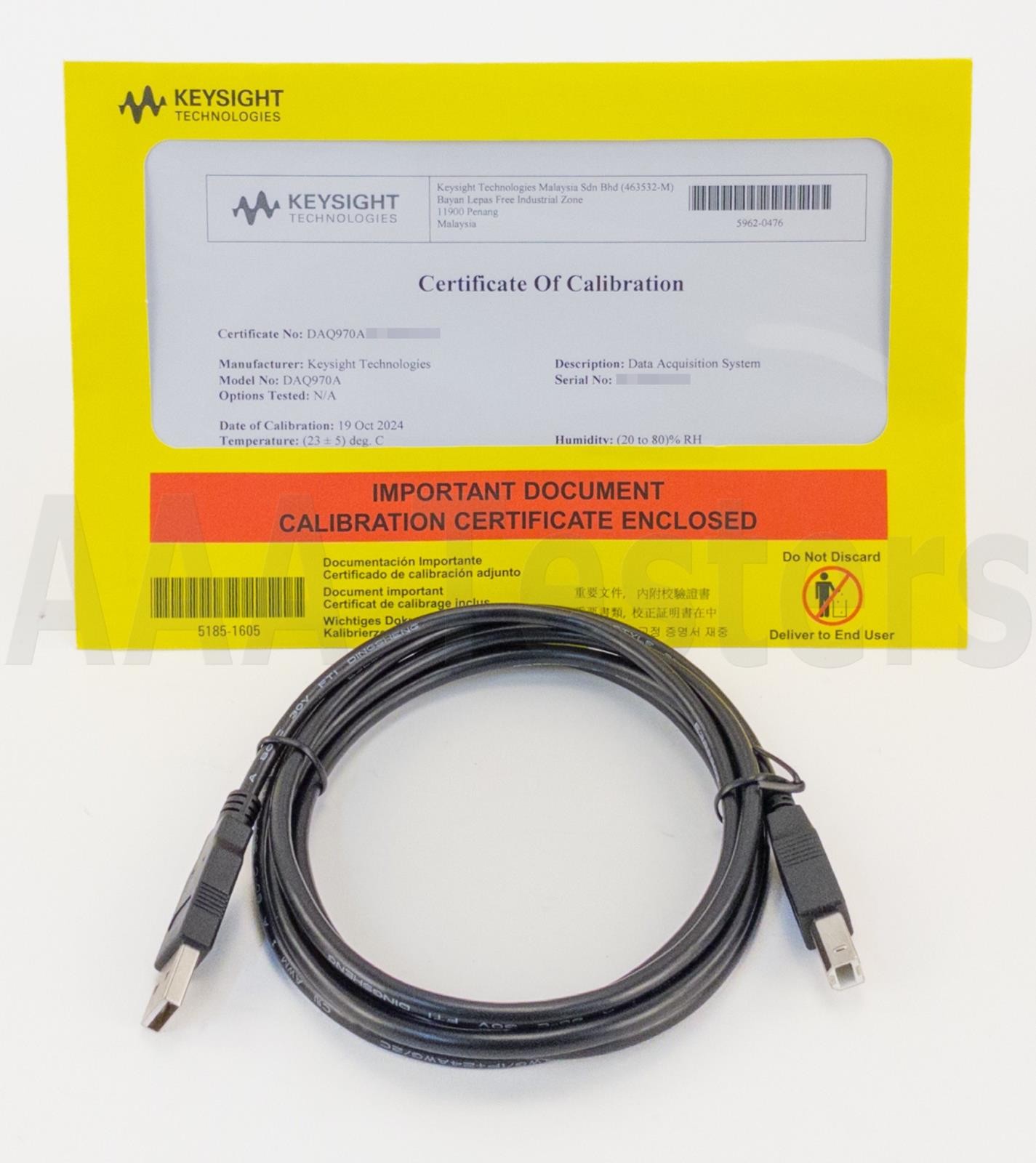 Keysight DAQ970A Data Acquisition System w/ DAQM901A 20 Channel Multiplexer