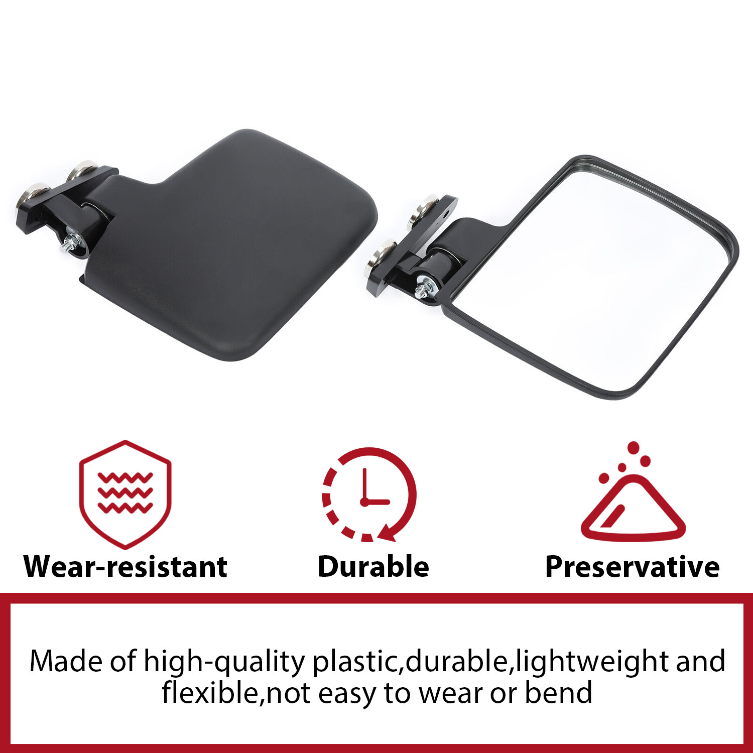 2X Magnetic Tractor Backup Mirrors For John Deere Forklift Gehl Case New Holland