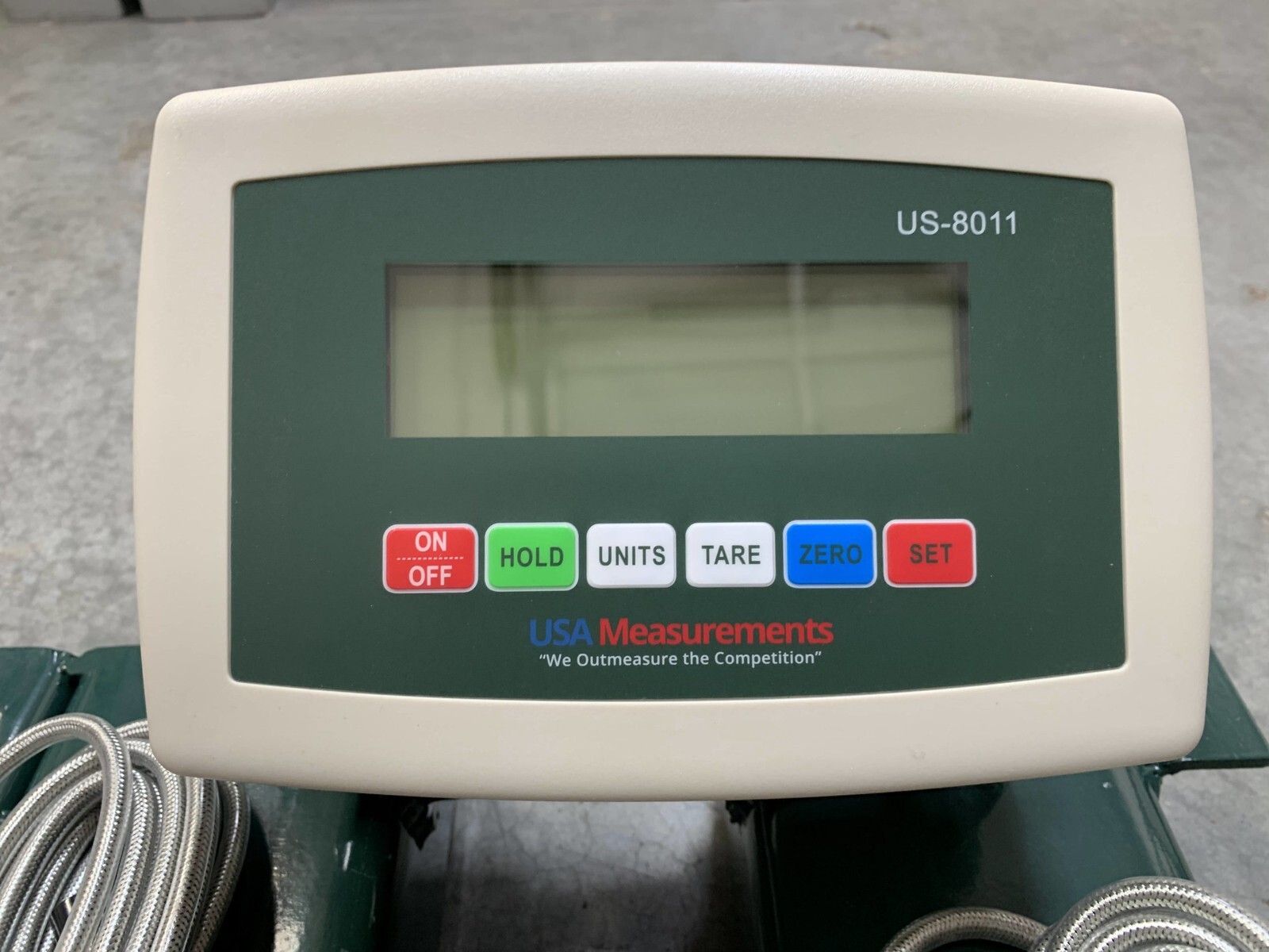 LCD Indicator USA Measurements US-8011 Display Rechargeable Power cord