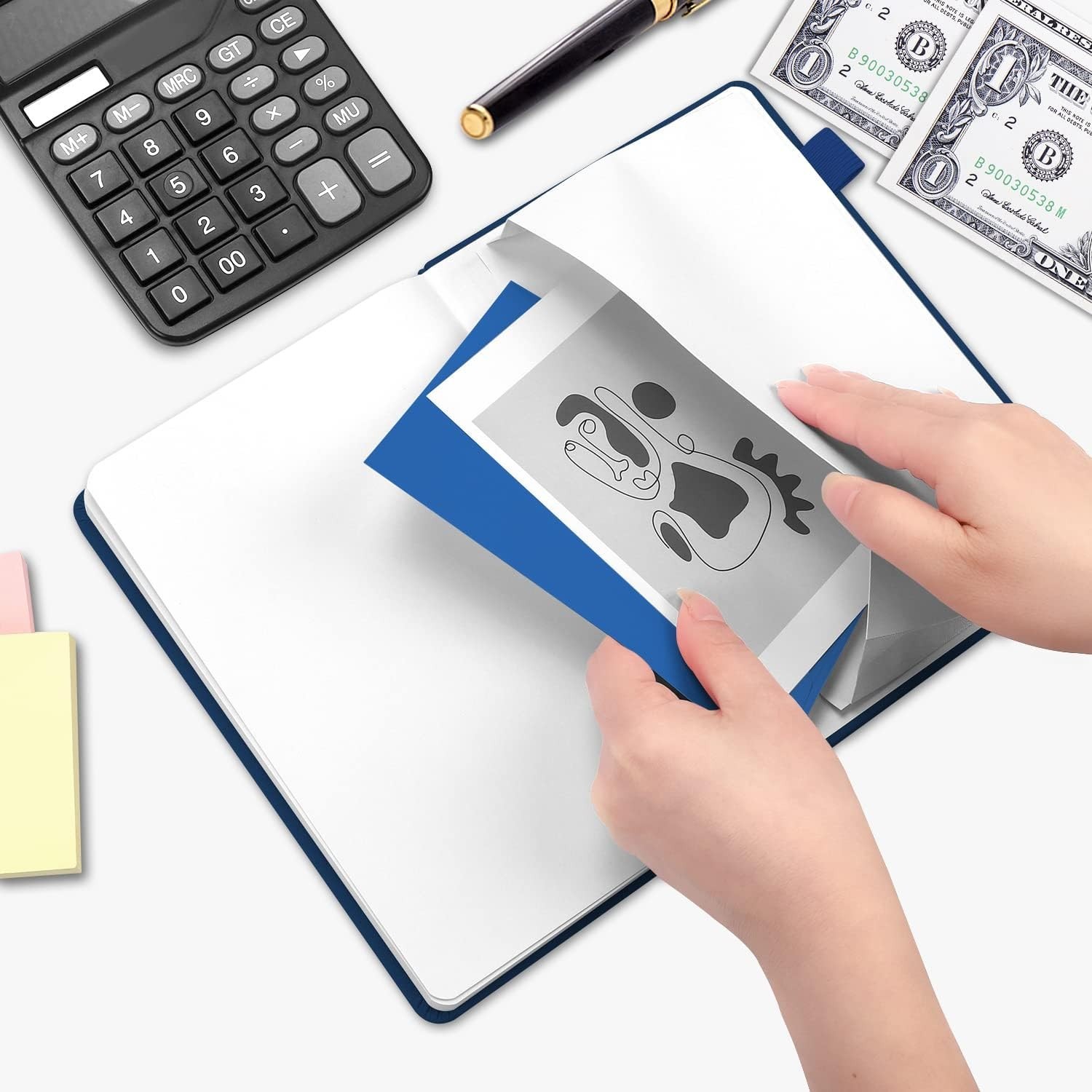 A5 Check Registers for Personal Checkbook, Ledger Transaction Registers Log B…