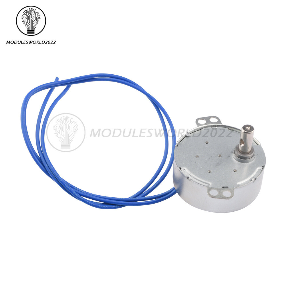 TYC-50 AC12V/110V/220V Synchronous Motor 2.5/3/5/6RPM 4W 50/60Hz For Microwave