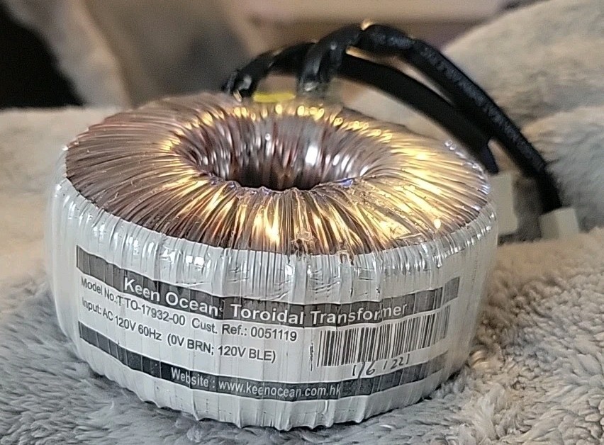Keen Ocean TT0-17932-00 Toroidal Transformer AC 120V 60Hz