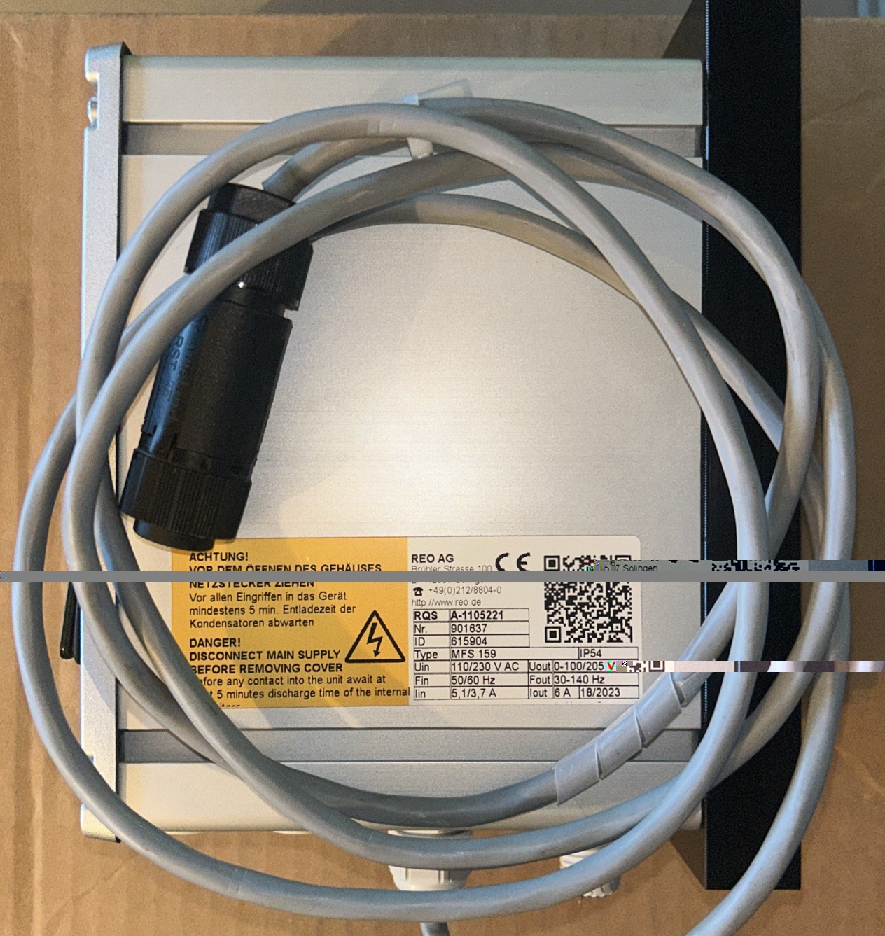 REO Reovib MFS 159 Frequency Convertor. Expedite Available! USA Shipper! EB