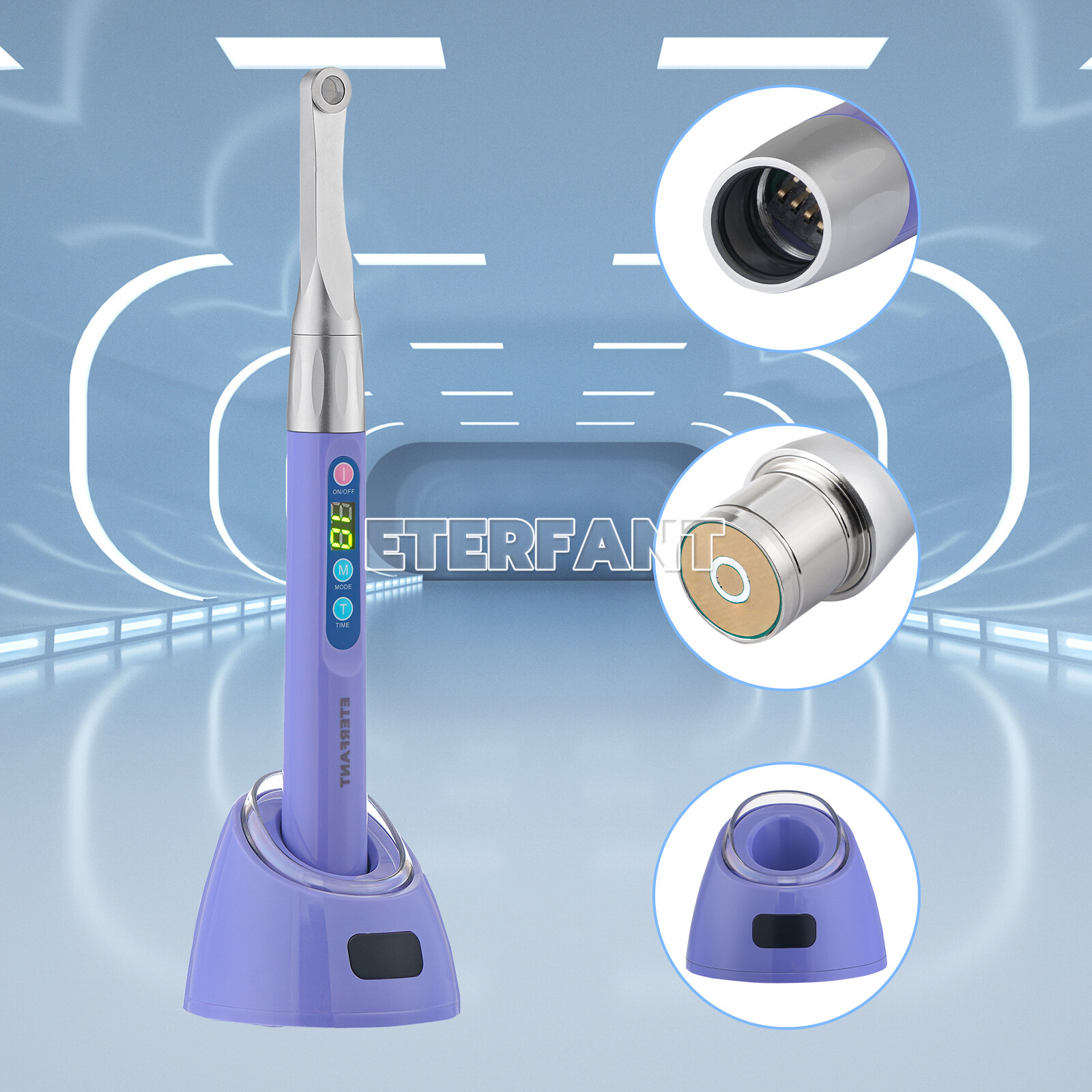 Dental Original Woodpecker Style ILED Wireless Curing Light Lamp 1 Sec Cure