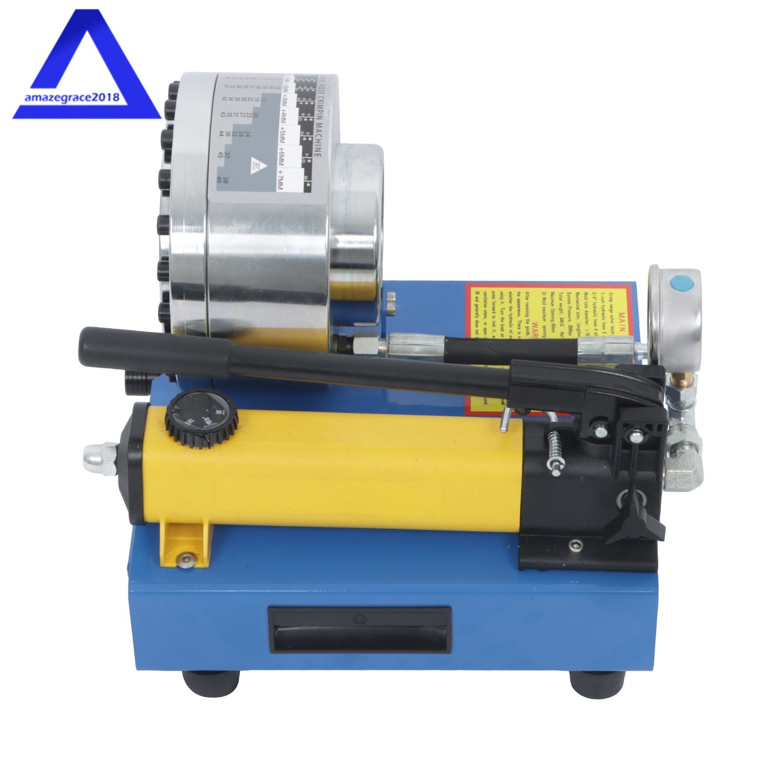 Hose Crimper High Pressure Hydraulic Hose Crimping Machine With 8 Sets Dies