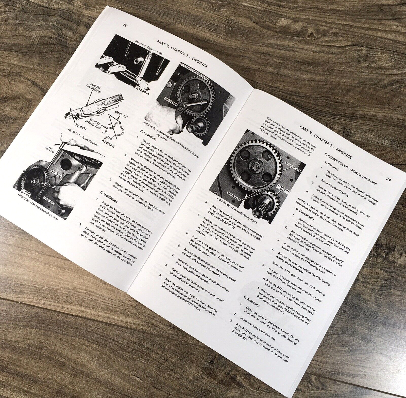 Ford 134 172 192 Cid Industrial Engine Service Manual Repair Shop Printed Book