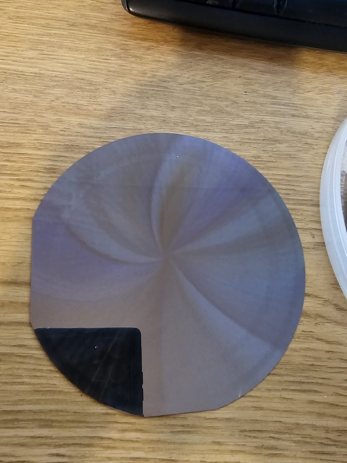 Cool Computer CPU Silicon 4.5″ Wafer / Wafers IC RAM Chip Lithography 77358 WX