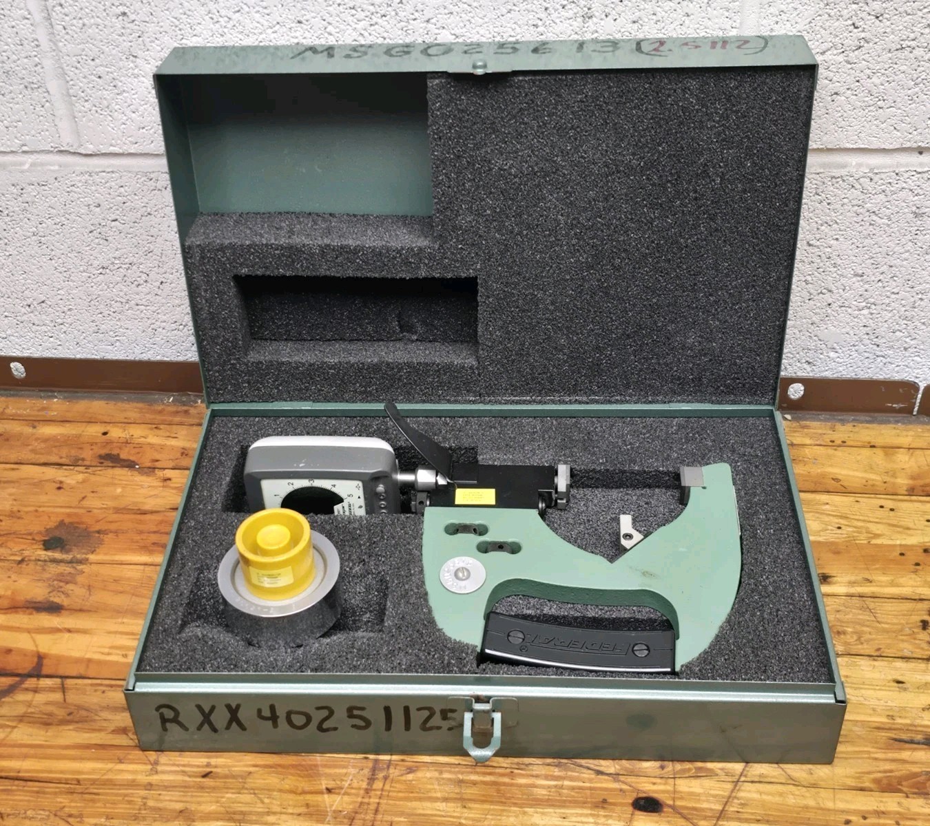 Federal 2-3″ EMD-300P-3 Snap Gauge Gage w/ DEI54111 Maxum Digital Indicator Case