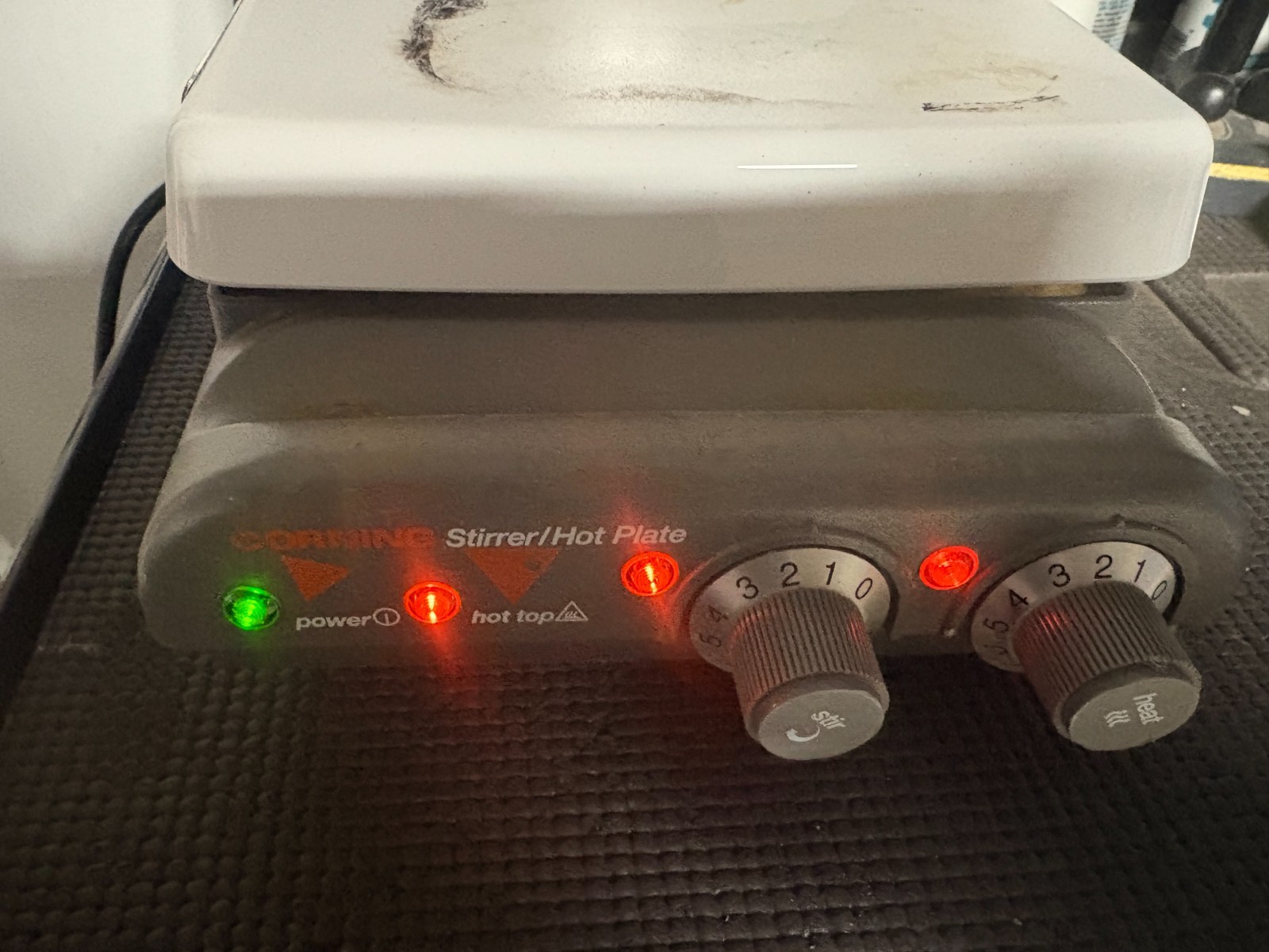 Corning PC420 Laboratory Hot Plate Magnetic Stirrer 5×7 Pyroceram Tested Working