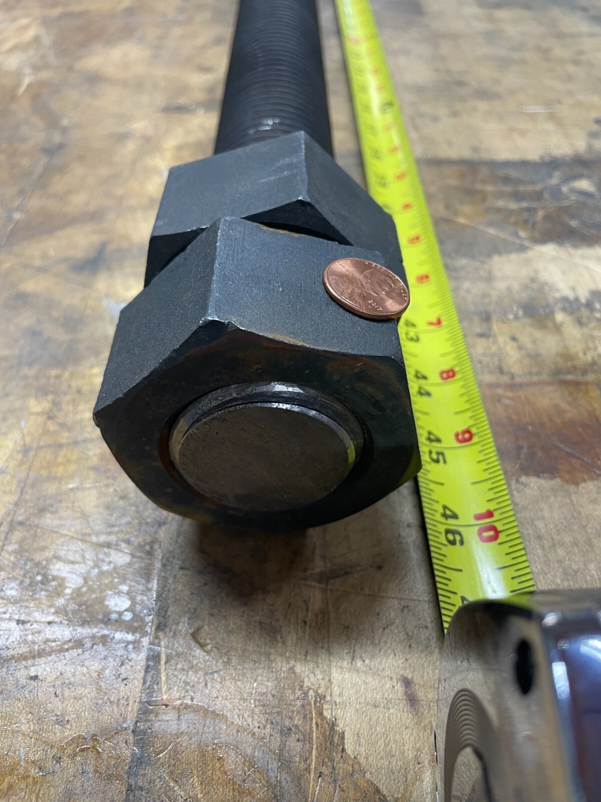Fully Threaded Rod 1-3/4″-5 Grade B7 Steel 46″ Long 125,000 psi Tensile