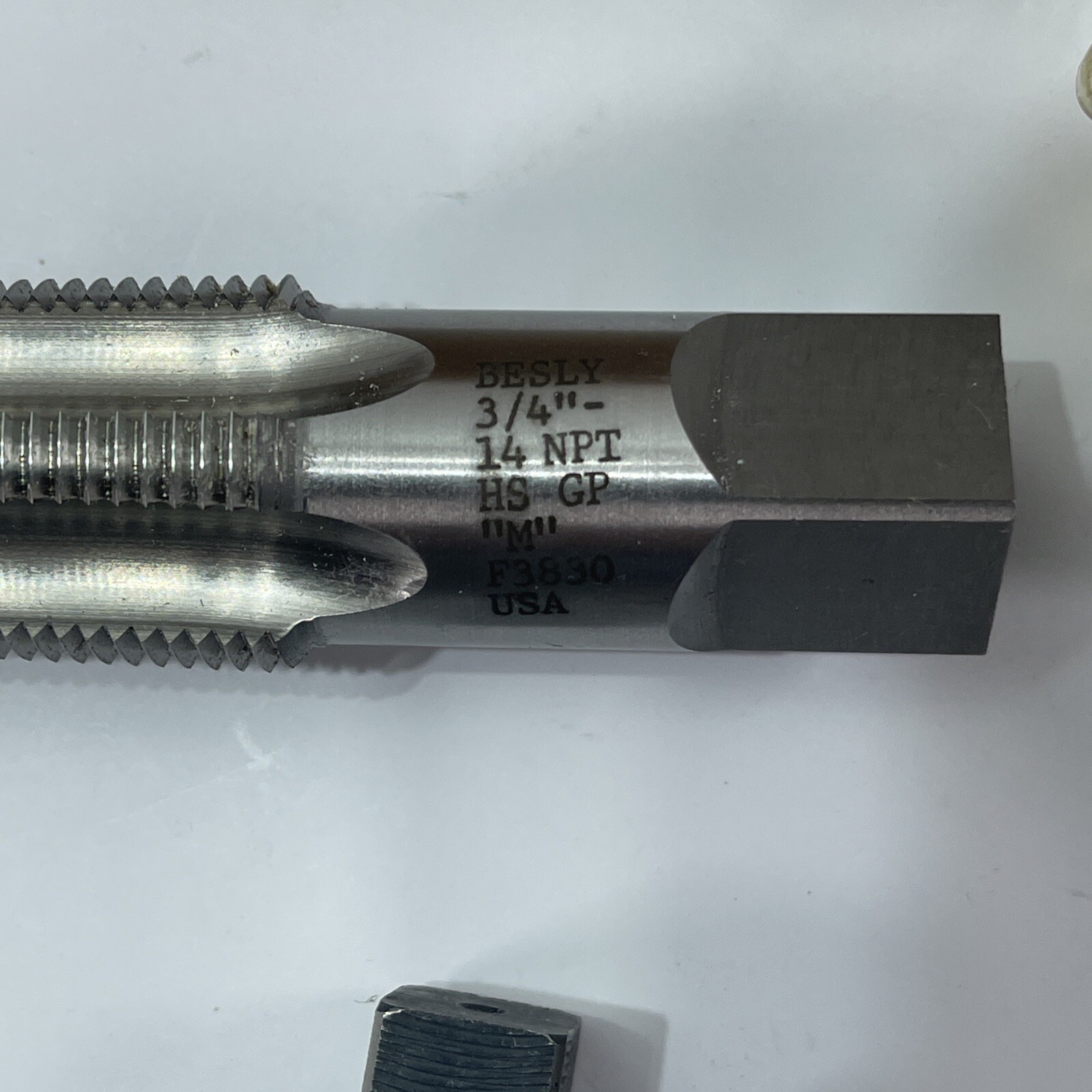 Lot of 4 Besly & Thundertap Assorted Large Taps 2x 7/8″ taper, 3/4″, 1/2″ READ