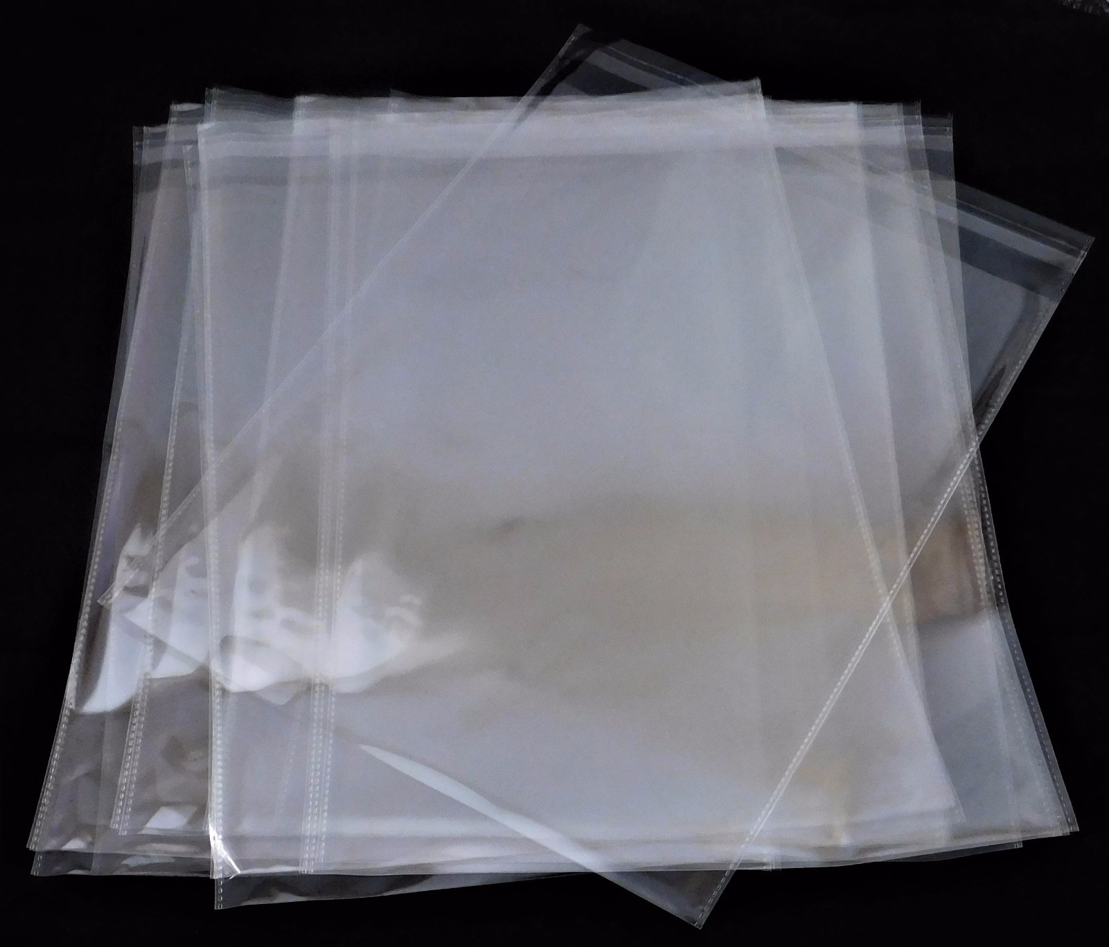 100 Clear Self Seal Bags 10×13 Water Resistant Light Weight Op Packaging Storage