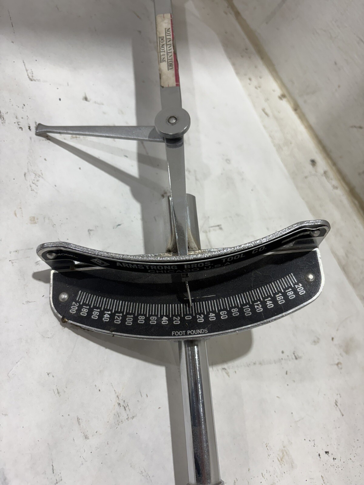 Vintage Sturtevant Richmont 3/4″ Drive Torque Wrench 0-300 Foot Pounds (D6C)