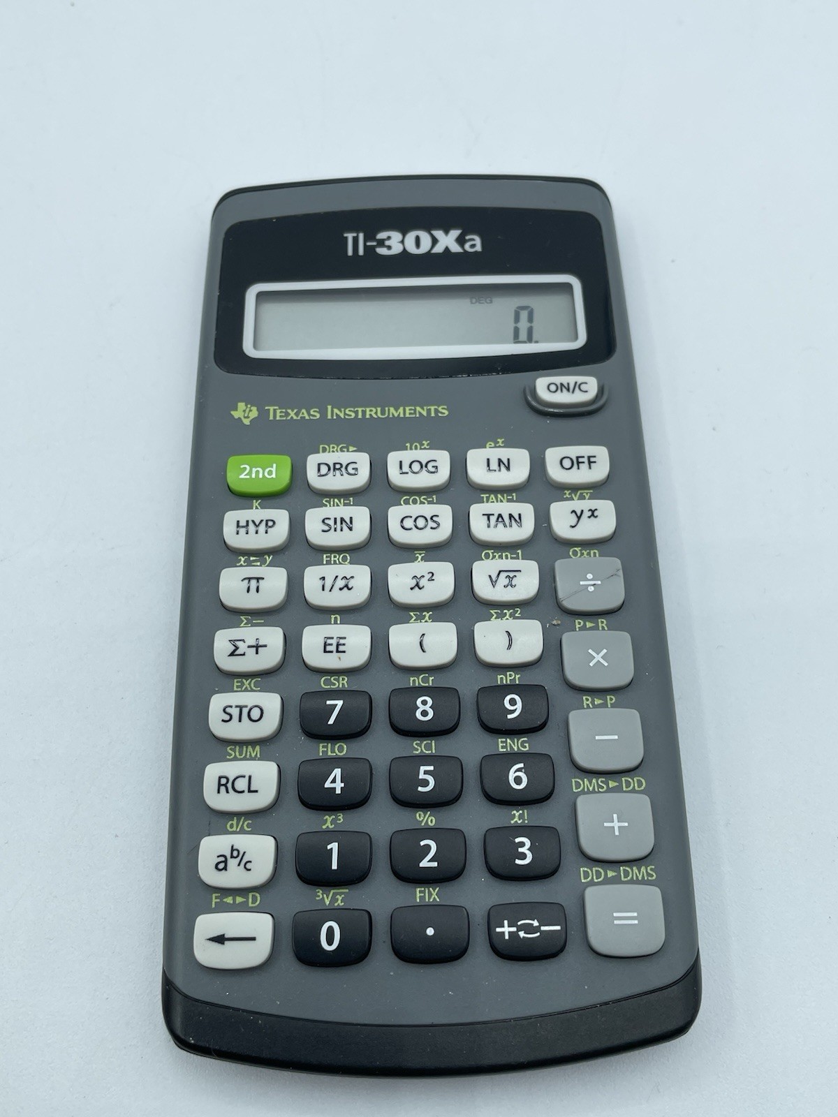 Texas Instruments TI-30Xa Solar Scientific Calculator Tested Working