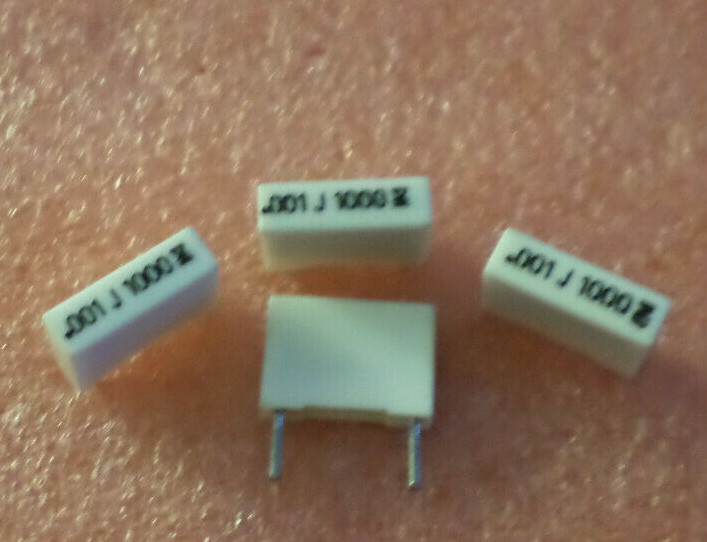 .001uF 1000V Film Capacitor 1KV .001mfd 1,000 Volts Box capacitor New 6pcs(C9B5)