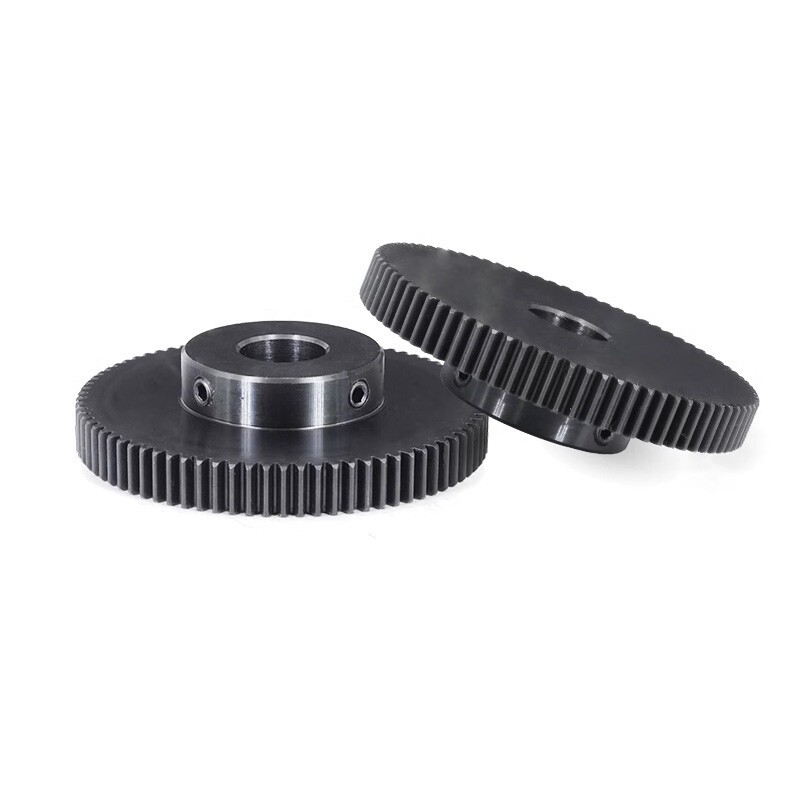 1 Mod Spur Gear 10-150 T Bore 4-25 mm Pinion Gear with Step Motor Gear 45# Steel