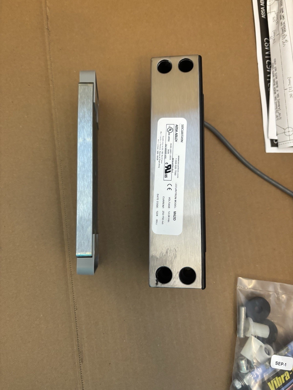 Assa Abloy Securitron 1200 Lbs Magnalock M62D With DPS