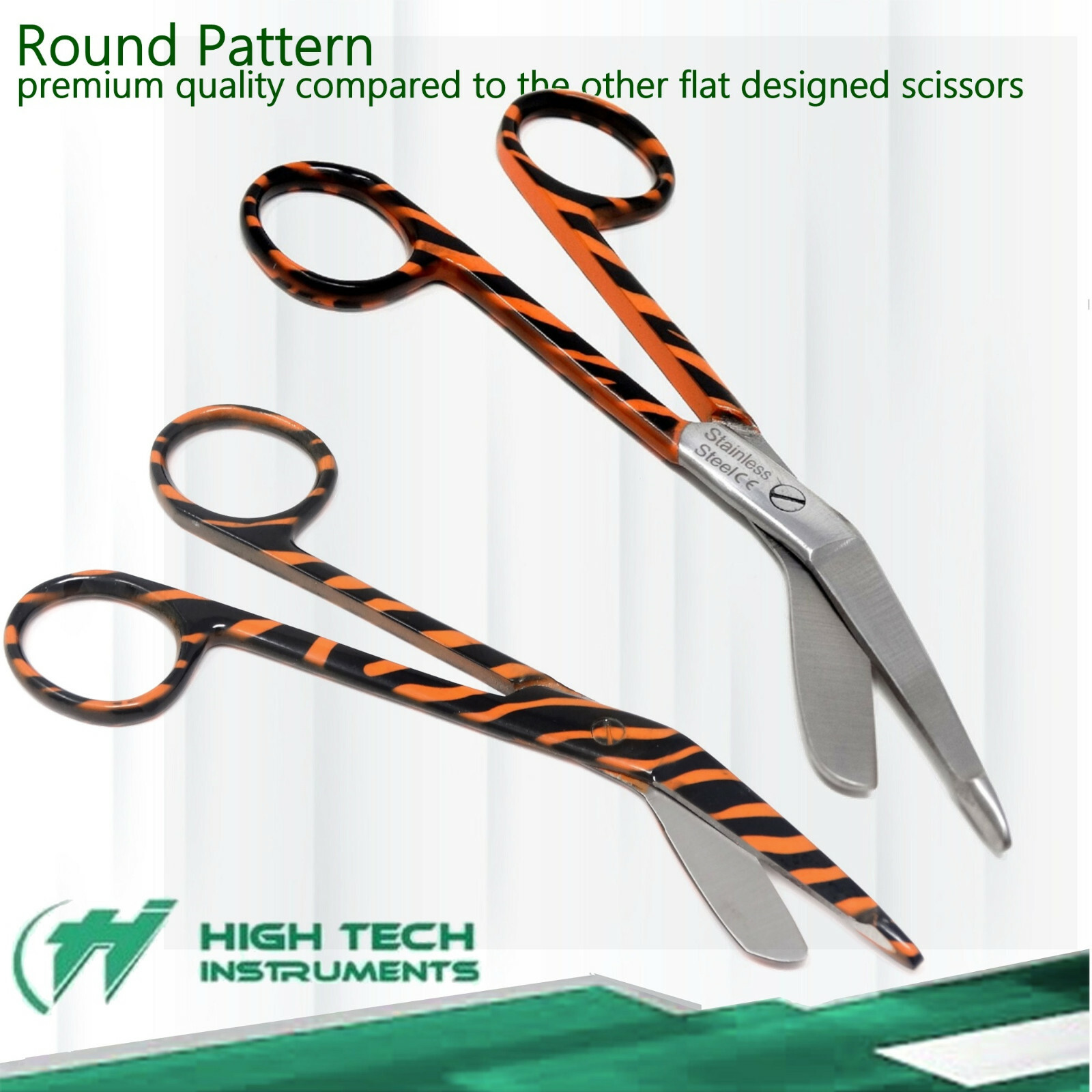 2 Pcs Lightweight Colored Bandage Scissors Nurse Surgical Medical Holiday Gift