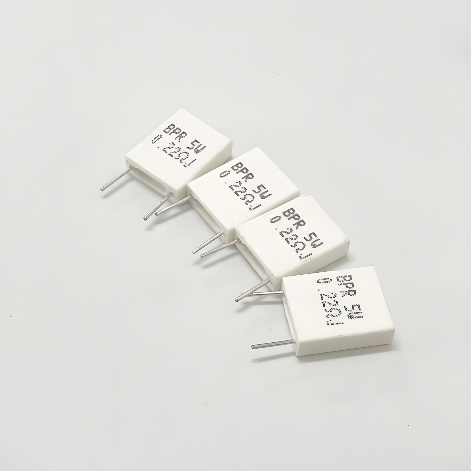 5Watt Non-Inductive Cement Resistor ±5% Values of 0.005~100Ohm Ceramic Resistor
