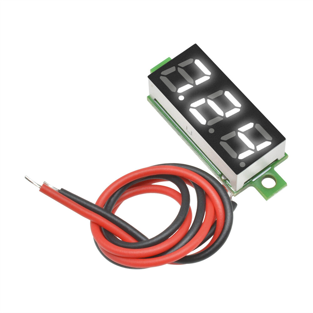 0.28/0.56In 2Wire 3Wire LED Digital Voltmeter Panel Accurate Meter Display NEW