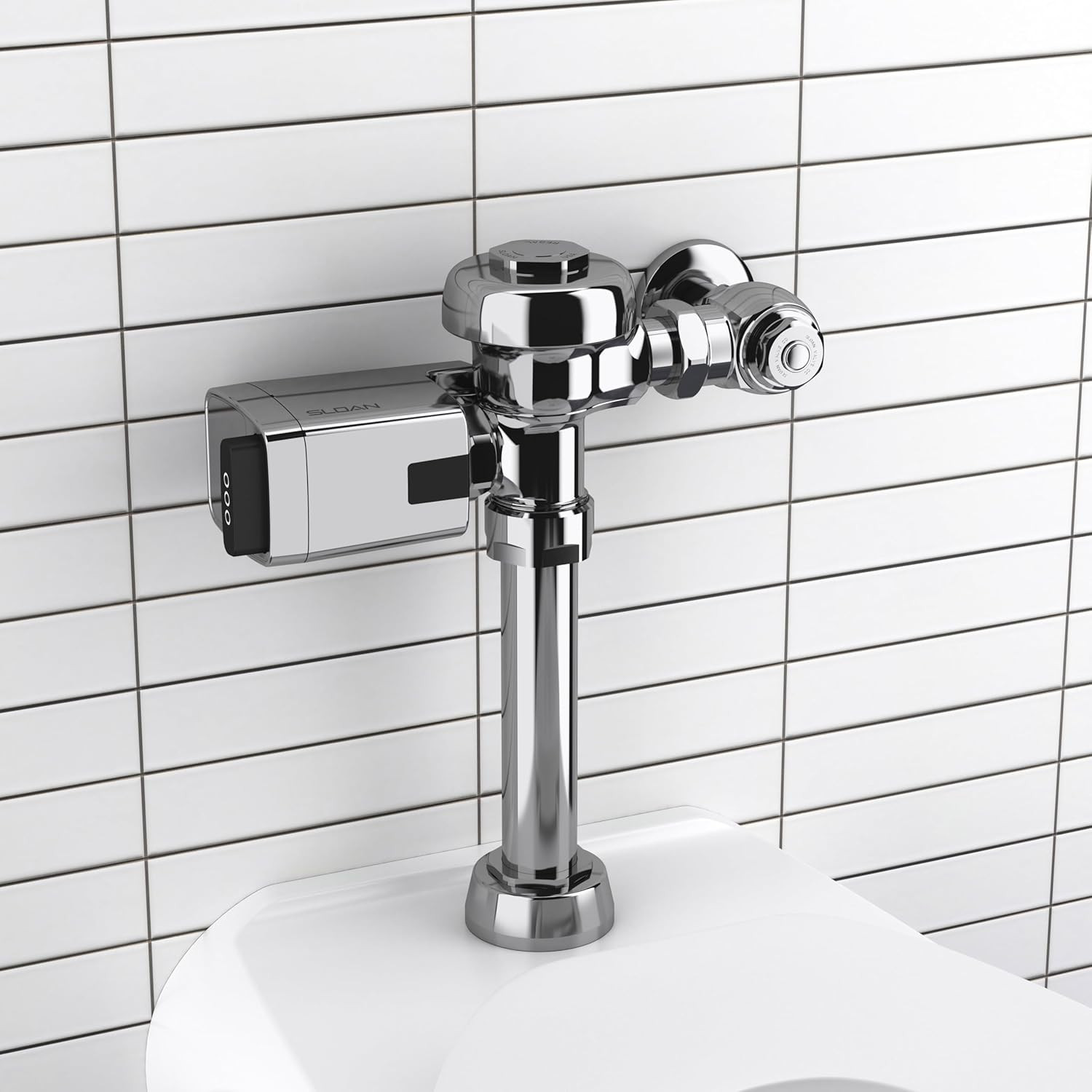 EBV-500-A Exposed Side Mount Sensor Urinal/Water Closet Retrofit Flushometer | B