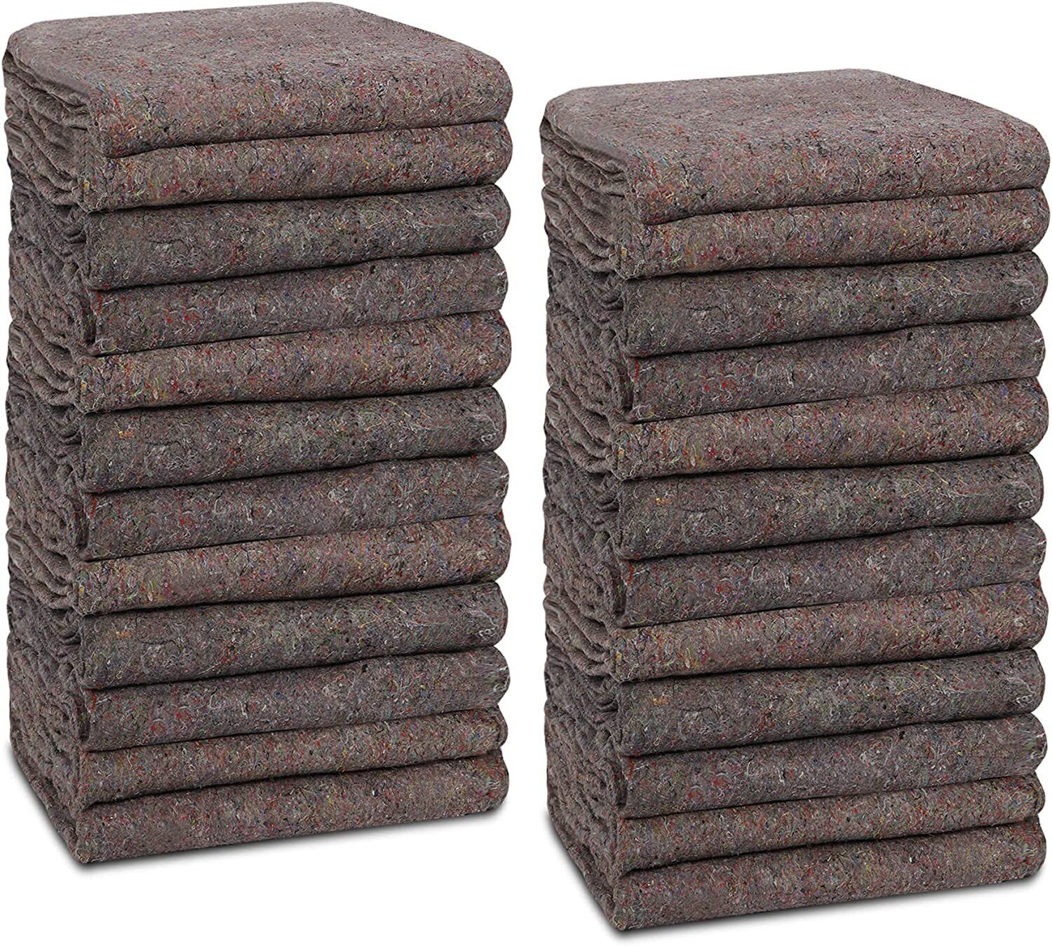 24 Pack Moving Blankets 53″ x 74″ (21 lb/dz) Moving Pads Shipping Furniture Pads