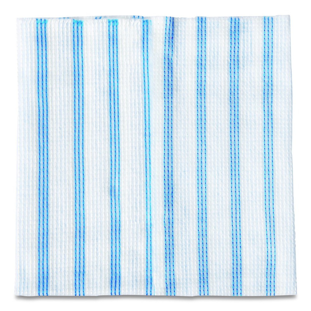 Rubbermaid Commercial HYGEN 2134283 Cleaning Cloths – Blu/Wht Strps (600/CT) New