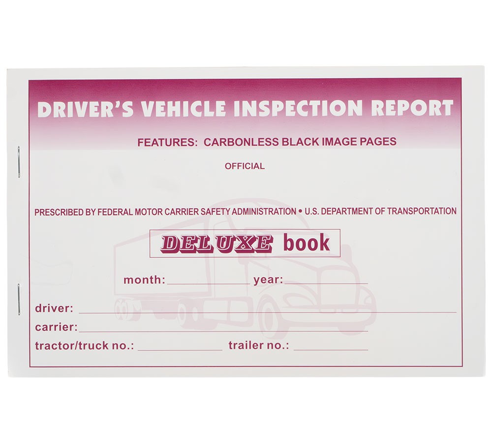 5-1/2″x8-1/2″Driver’s Vehicle Inspection Report Book for Truck Drivers 10 Pcs