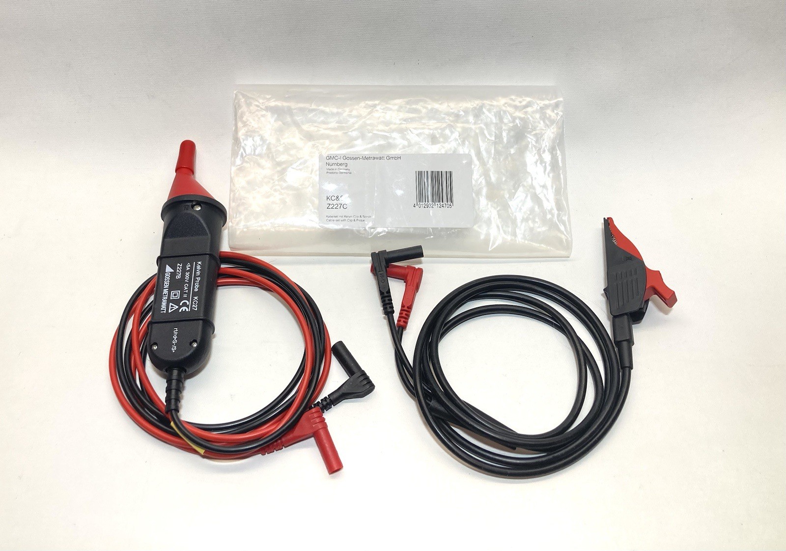 Gossen Metrawatt Z227C Cable set with Clip & Probe, KC & S