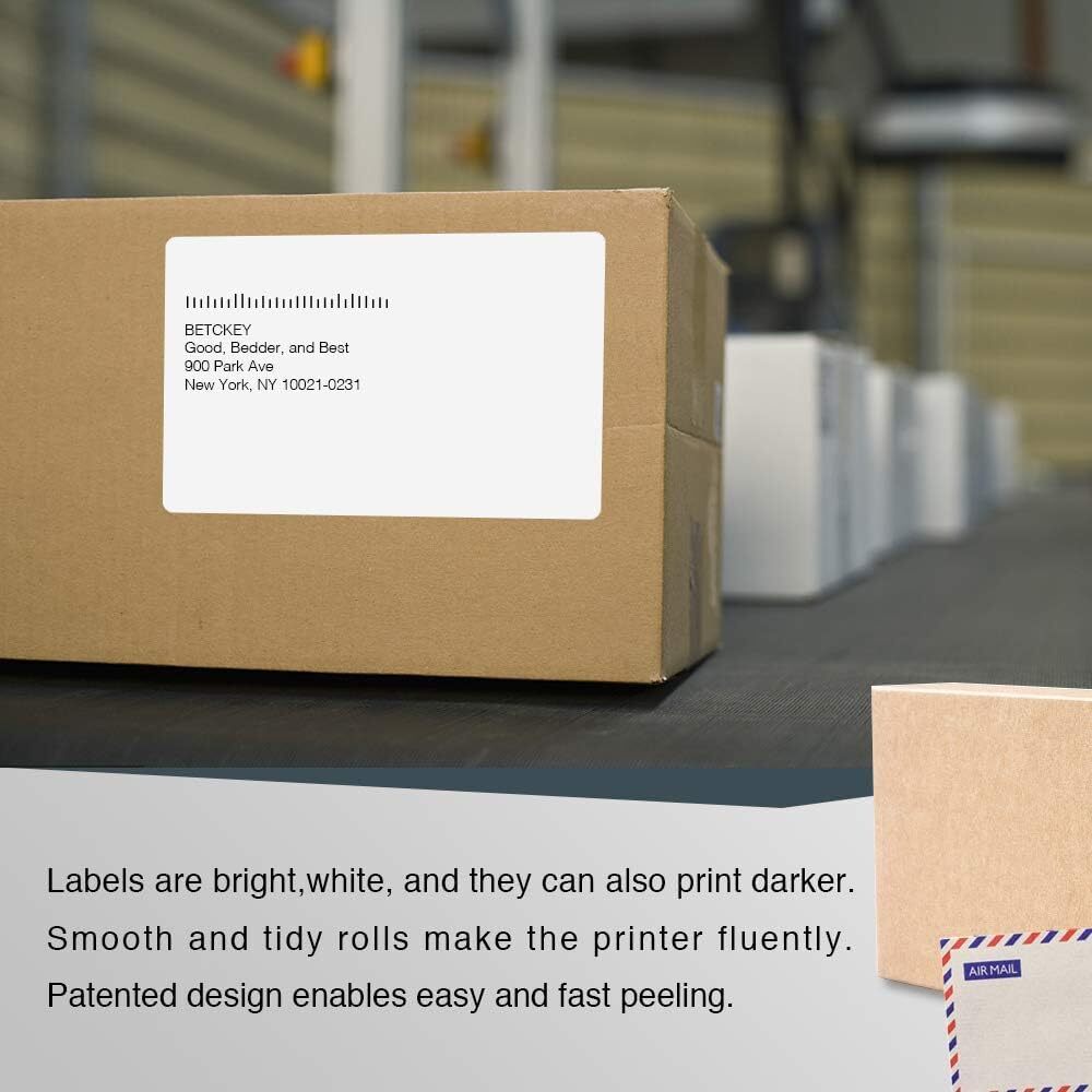 2 Rolls Direct Thermal Shipping Labels 4×6″ 220/Roll 1744907 DYMO 4XL Compatible