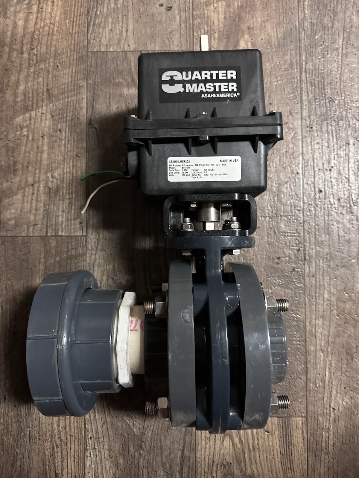 Quarter Master B94fsw 120vac Type4 4x 1 Phase 300 In/lbs Torque 5 Sec Cycle Time