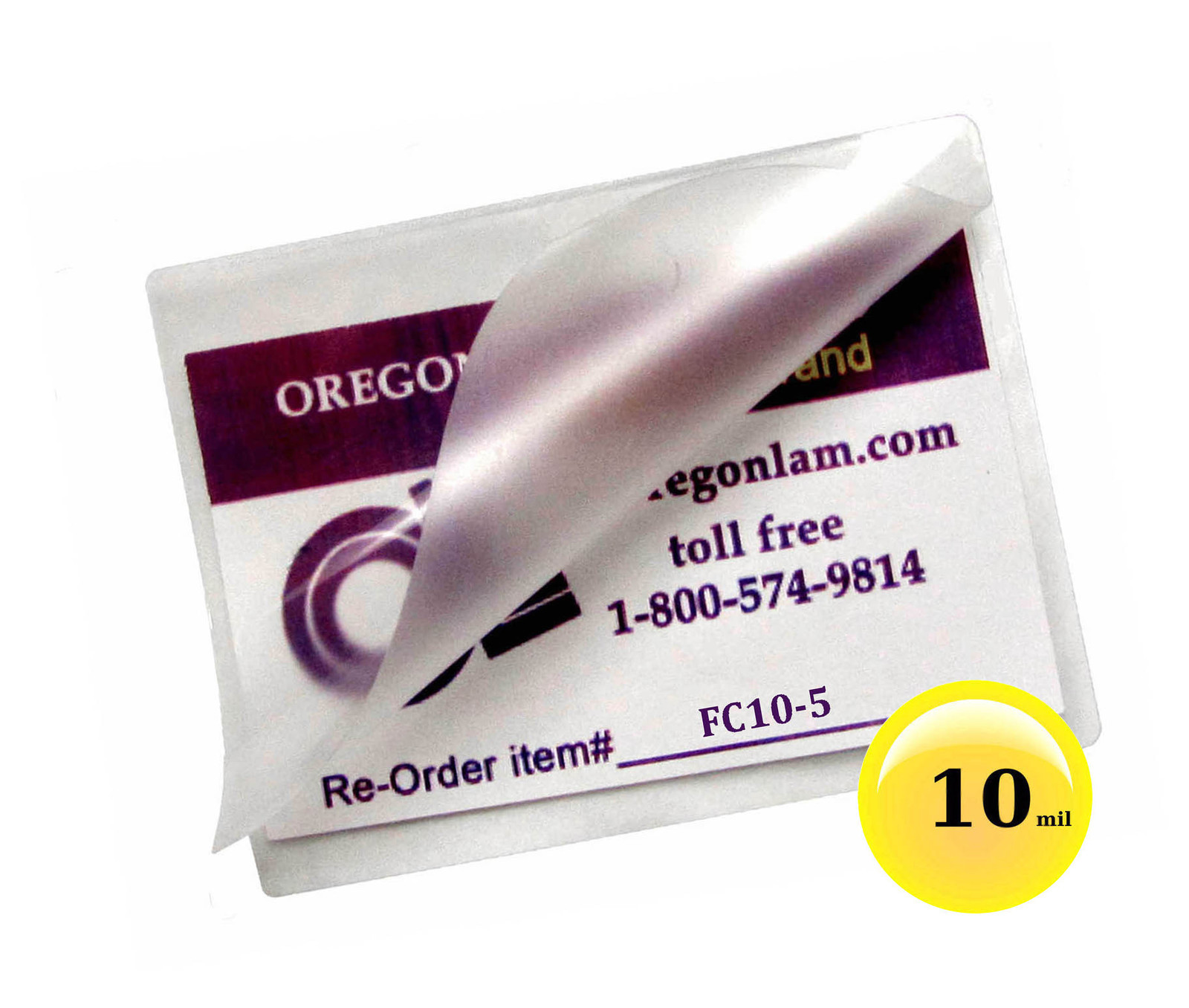 500/pack Hot 10 Mil File Card Laminating Pouches 3-1/2 x 5-1/2 Clear 3.5 x 5.5