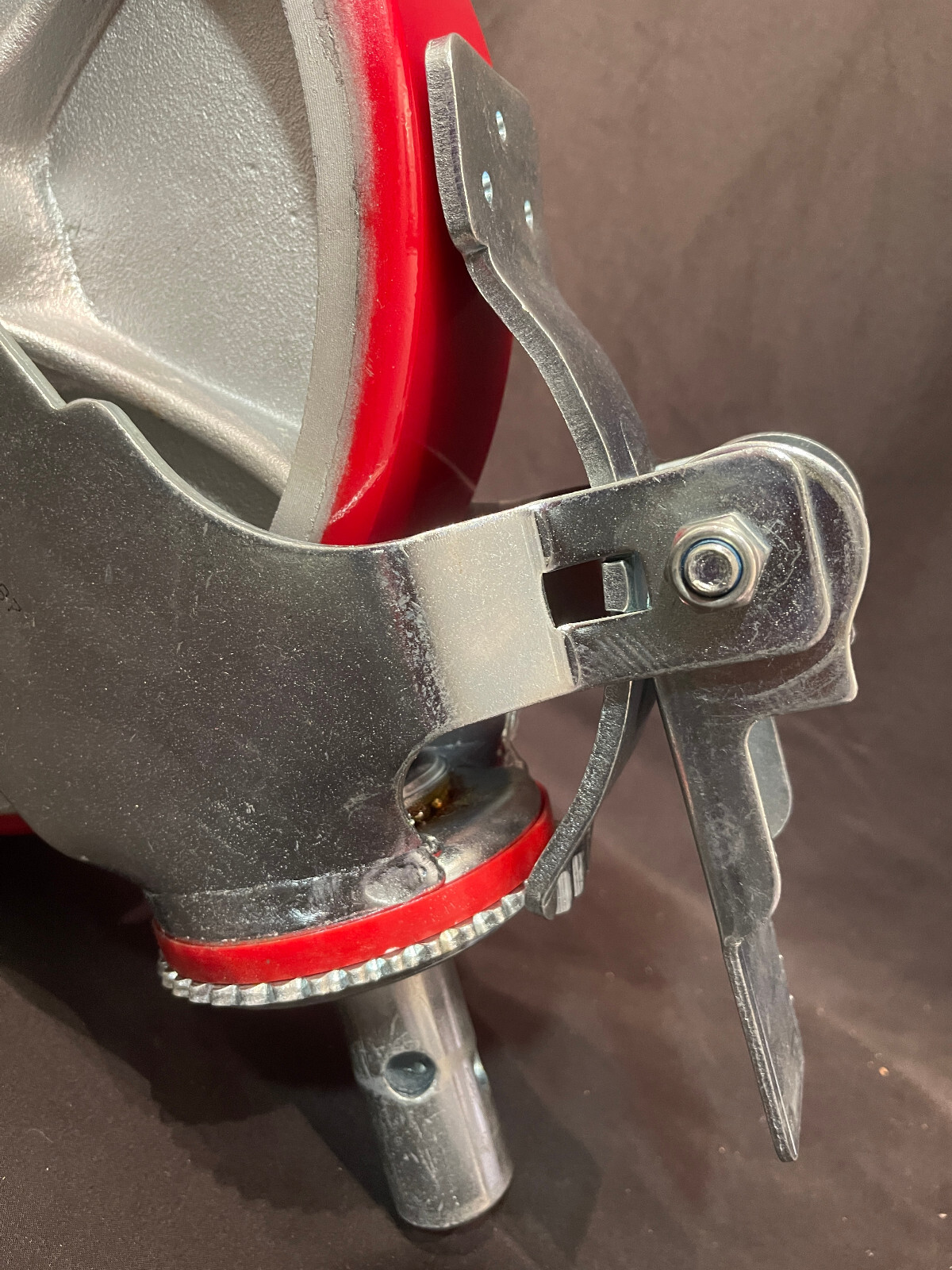 Scaffolding Casters 12″ x 3″ Locking Swivel Casters 1-3/8″ Stem 6000LBS Scaffold