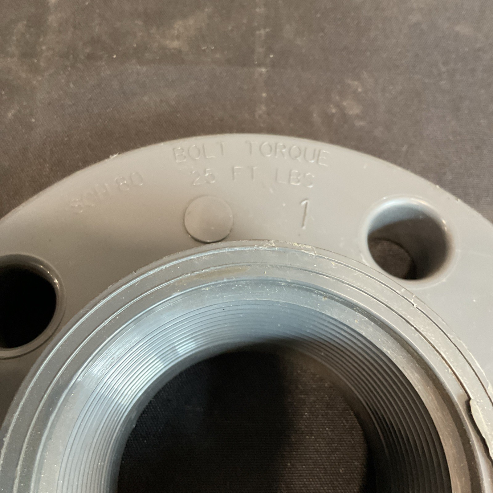 SPEARS 2-1/2″ PVC Threaded Flange Schedule 80 852-025