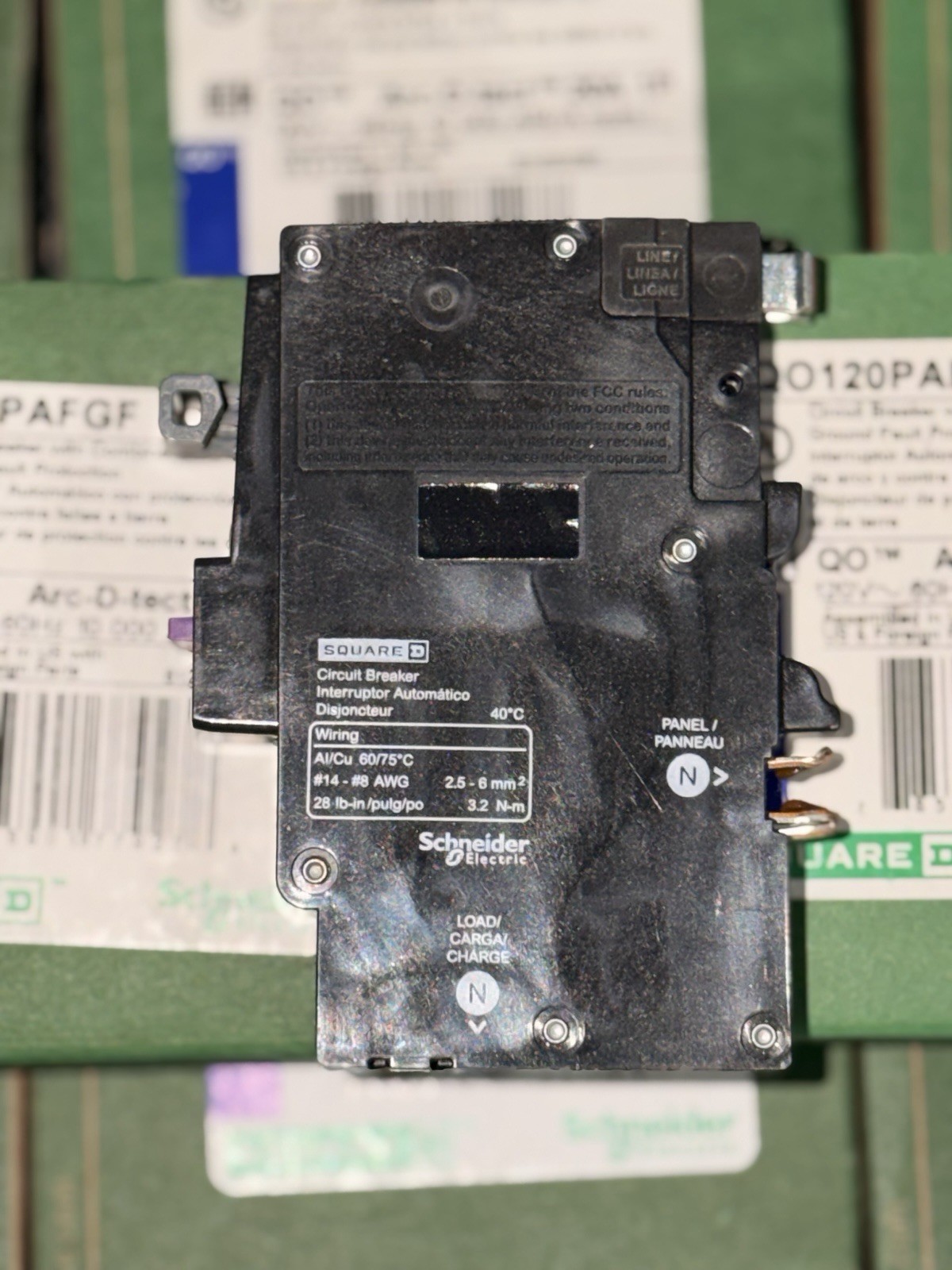 10PC Square D QO120PAFGF 20A 120V Circuit Breaker AFCI GFCI DUAL FUNCTION Plugon
