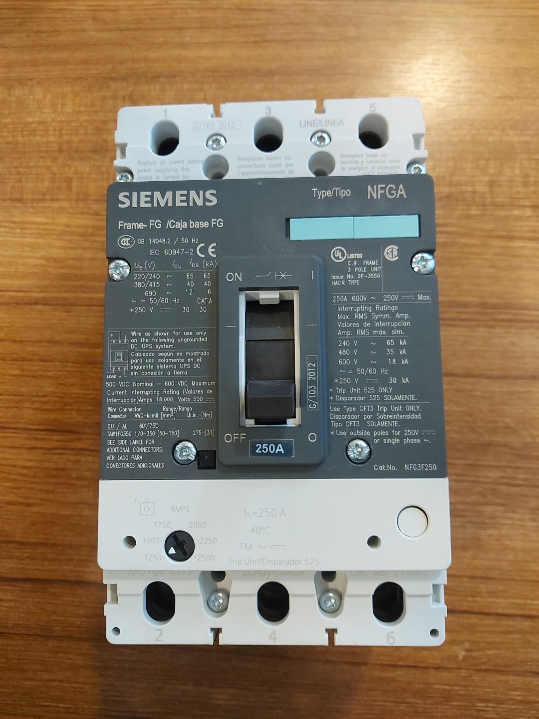 Siemens , NFG3F250 , NFG , NFG3F