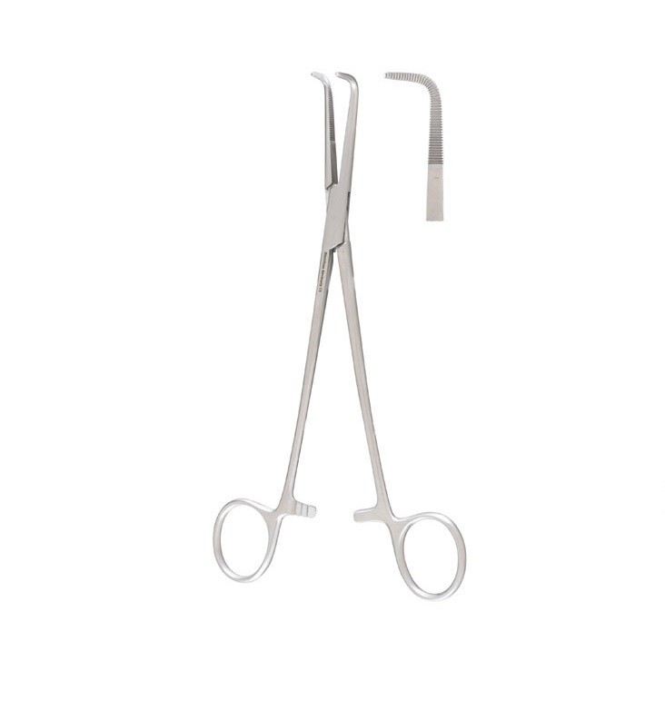 3 Kantrowitz Thoracic Forceps, 10.75″, Delicate, Right Angled Jaws, Premium