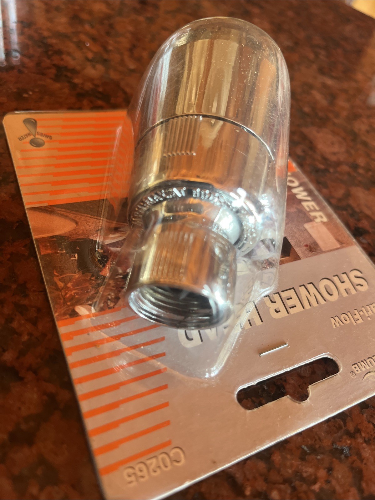 Aqua Plumb C0265 Chrome Plated Vari-Flow Shower Head. New. Ships Free