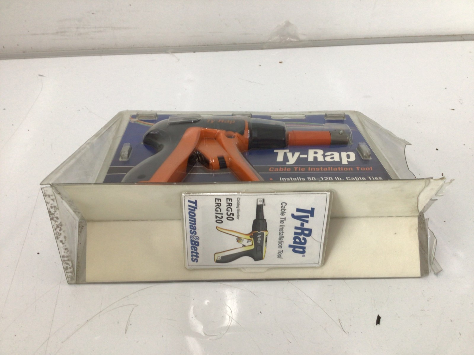 Ty-Rap Erg120 Cable Tie Gun, Hd, 50 To 120 Lb., Nylon